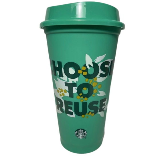 NWT Starbucks 2023 Green ‘Choose to Reuse’ Earth Reusable Cup - Picture 1 of 6